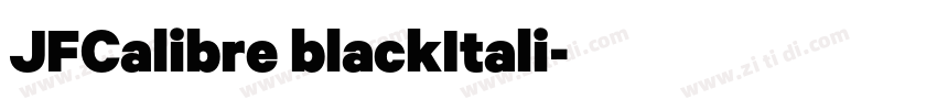JFCalibre blackItali字体转换 JFCalibre blackItali字体转换